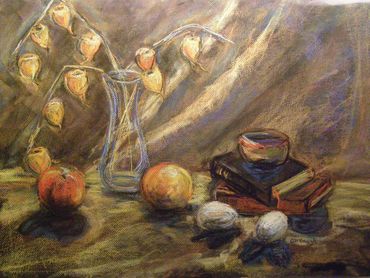Still Life with Chinese Lanterns
Pastel
20"x26"