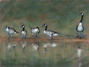 "Guard Duty"
Pastel
20"x16"