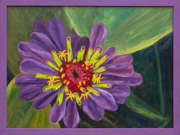 Purple w Purple Frame
24x32