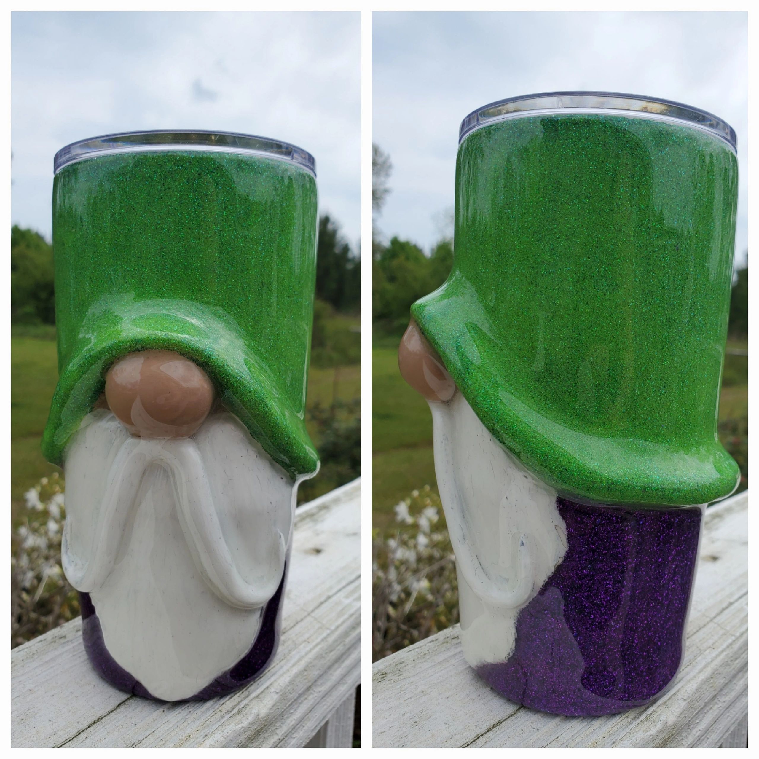 3-D Gnome Tumbler — Chewy Tart Creations