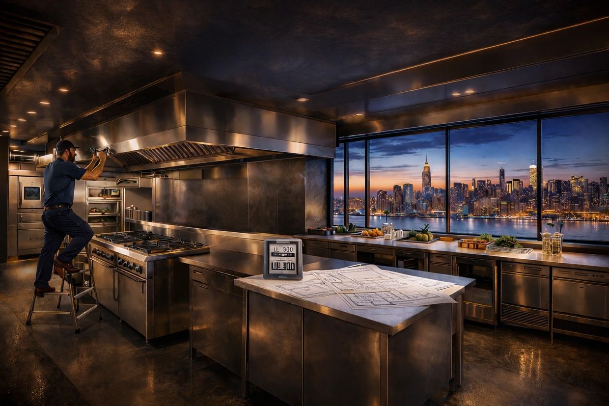 commercial kitchen installation in NYC
