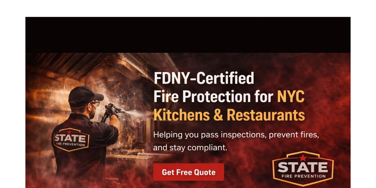 FDNY-certified fire protection services for NYC kitchens and restaurants by State Fire Prevention.
