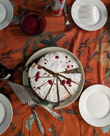 Pistachio Olive Oil Cake Dessert Food Photography 