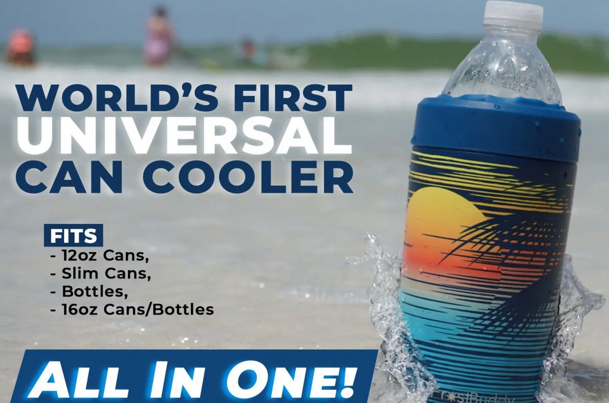 Universal Buddy, World's 1st Universal Can Cooler