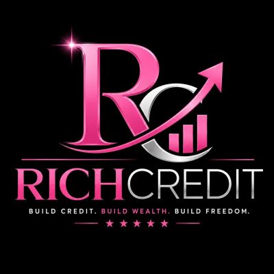 Logo for Rich Credit with growth imagery