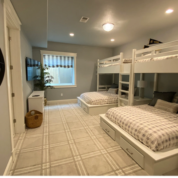 Custom rooms with customized bunk beds, Specializing in custom designs for everything in your home. 