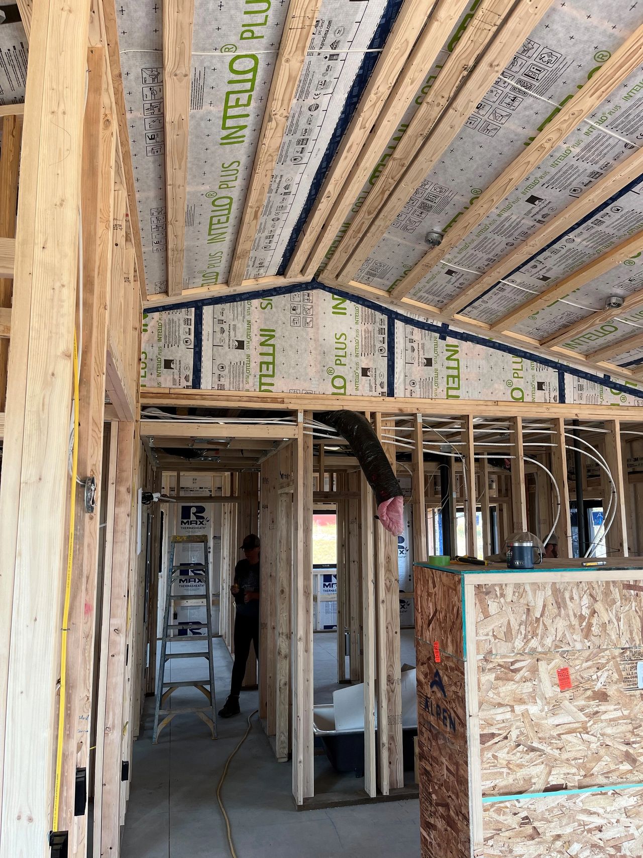 Continuous Air Barrier under Vented Attic