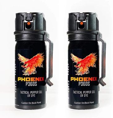 Phoenix P360S Pepper Gel from qseel. Maximum Strength Police & Military Grade Pepper Spray, Gel is B