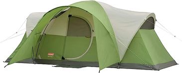 Coleman Montana Camping Tent, 6/8 Person Family Tent with Included Rainfly, Carry Bag, and Spacious 