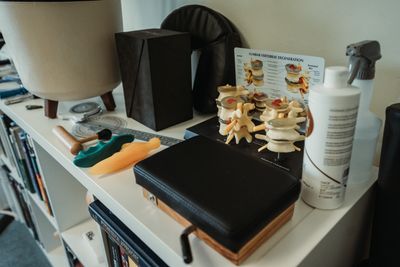 Tools used to help patients with arthritis pain and stiffness, in Tenby Chiropractic, Pembrokeshire.