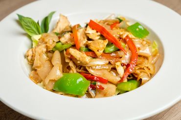 A Dish In A White Plate