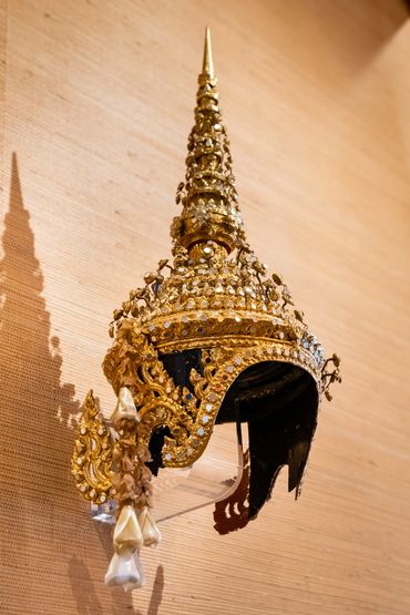 A crown mounted on the wall 