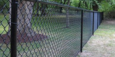 Chain link Fence. 