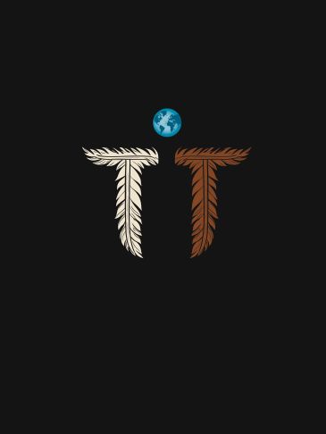 Two feather-shaped hands in different colors hold a small globe, symbolizing unity and diversity.