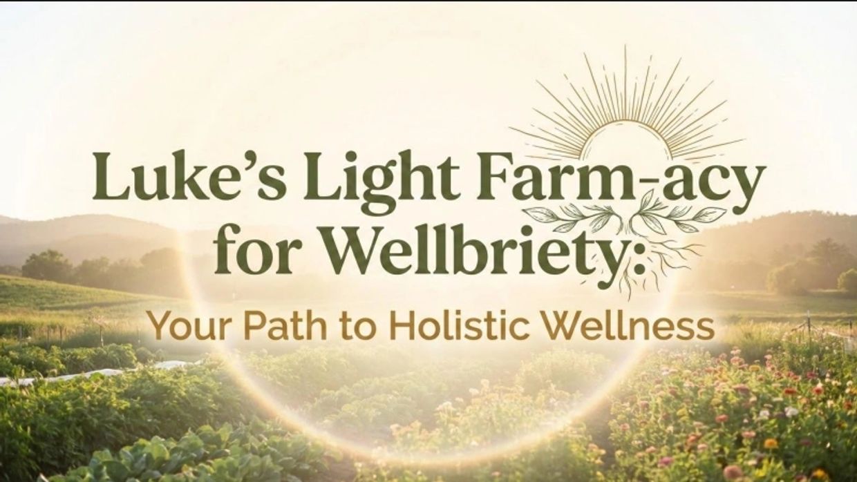 Luke's Light Farm-acy promotes holistic wellness with a natural farm setting.