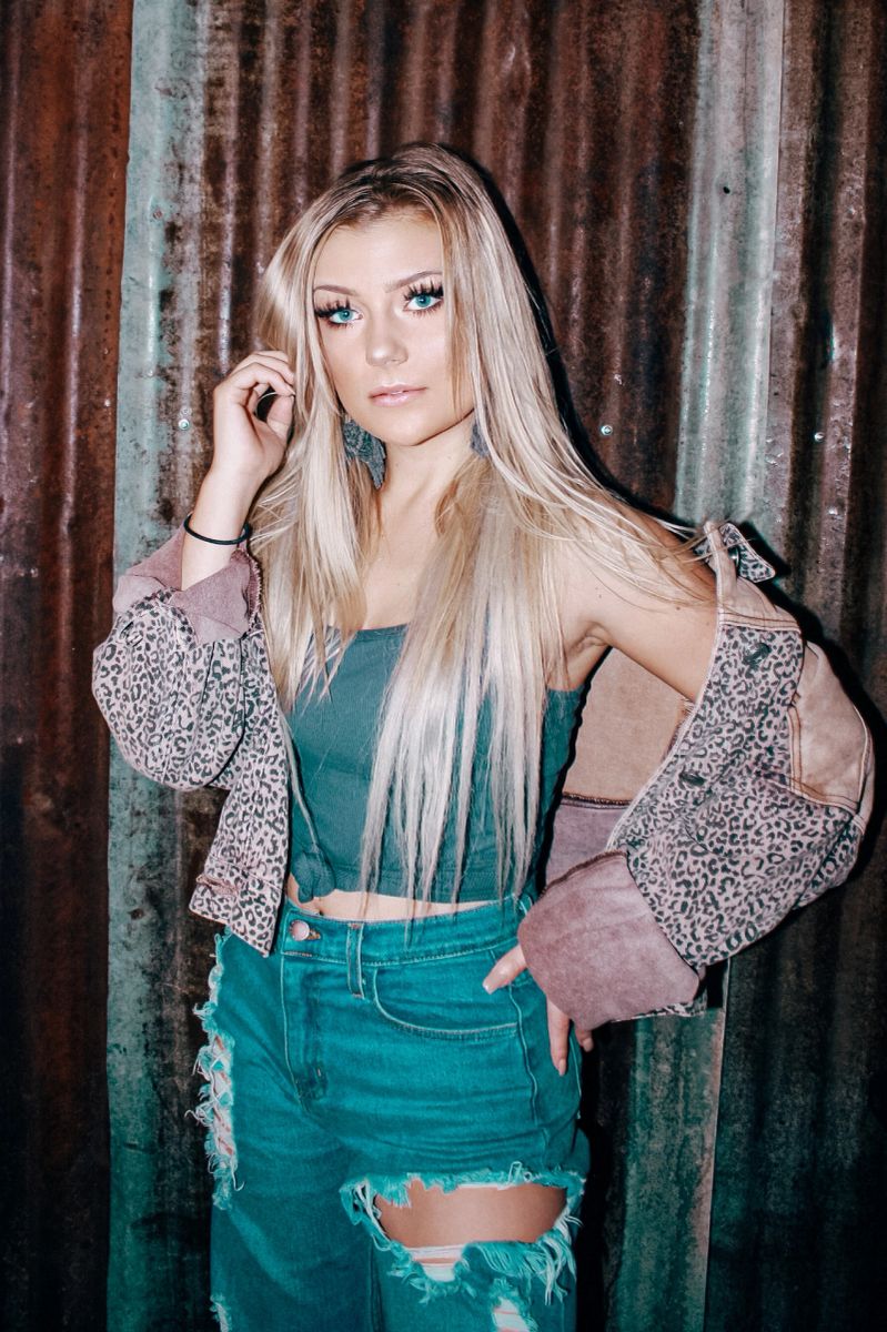 wild leopard denim jacket