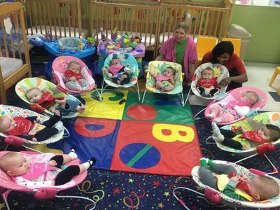 Babies at play time at Willow Bend Learning Center!