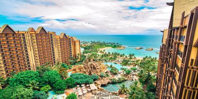 aulani hawaii snorkeling family travel beach characters ocean pool hotel spa disney resort