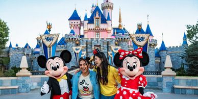 minnie mouse mickey castle friends disneyland ears disney sleeping beauty