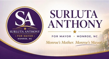 Suluta Anthony For Monroe, NC Mayor