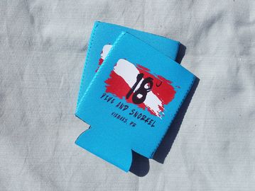 koozies for 8-10 oz can or bottle or 12 oz bottle. You will need this for your bar-hopping afternoon
