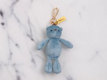 Baby blue teddy charm