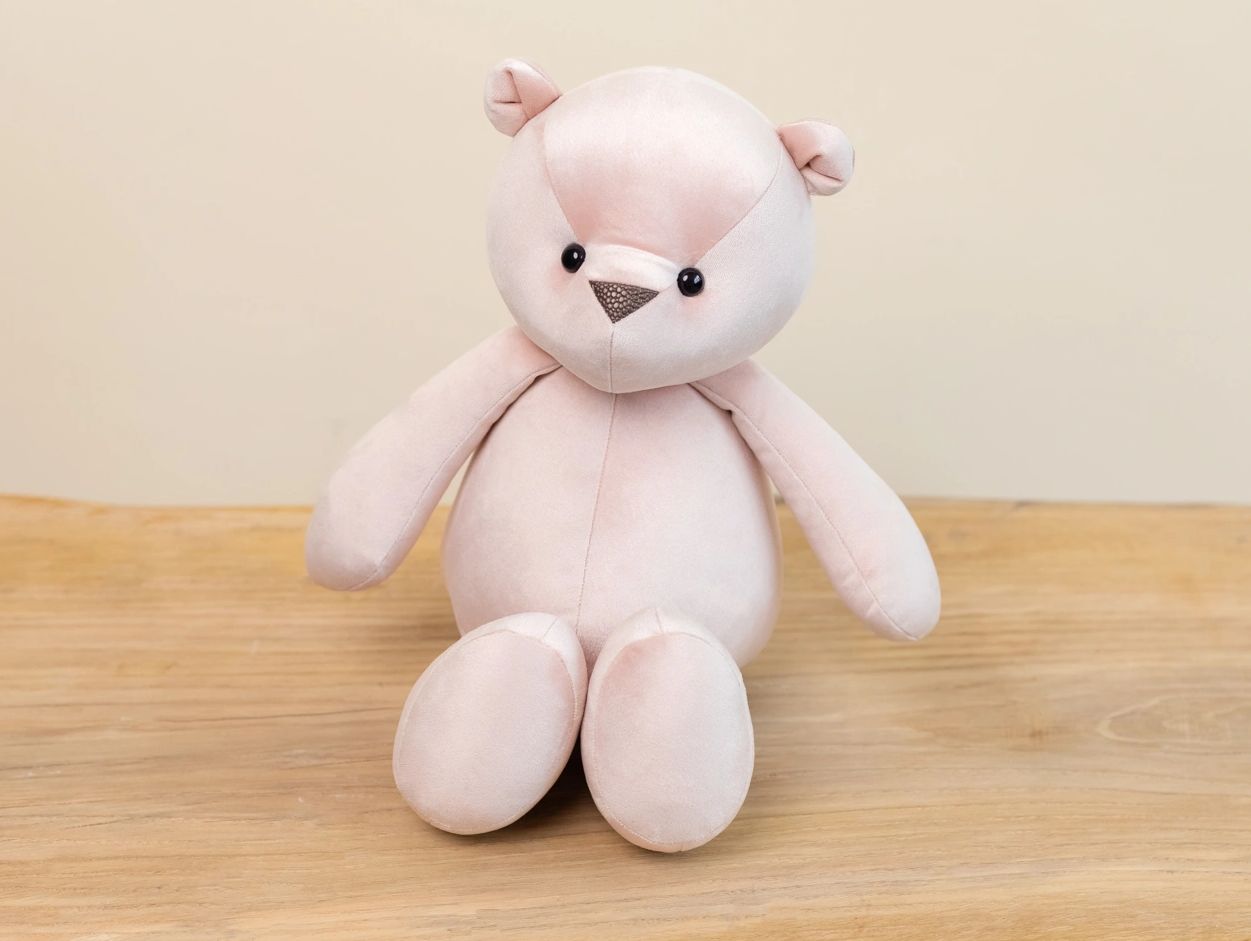 Baby pink teddy bear