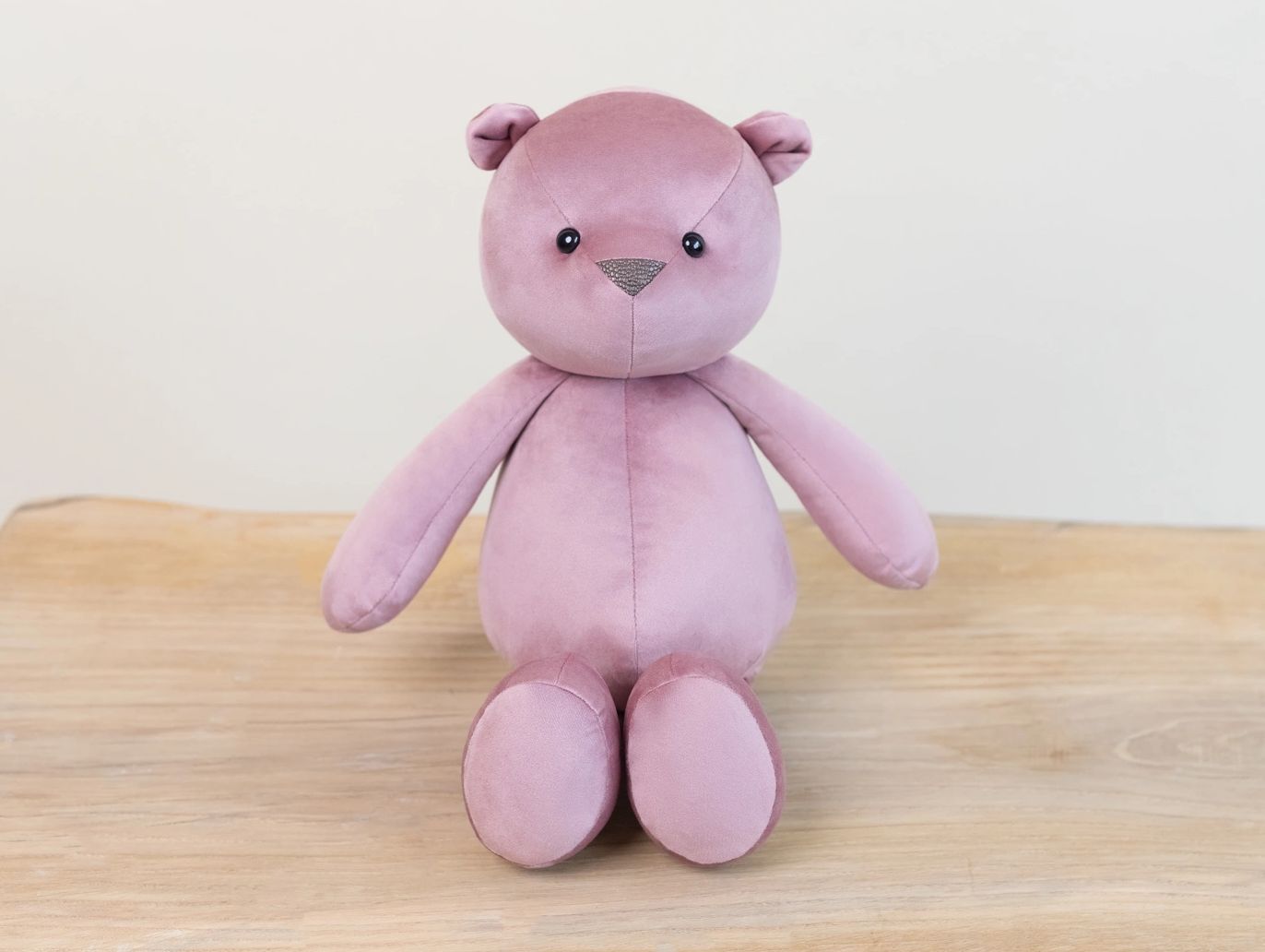 Dusty pink teddy bear