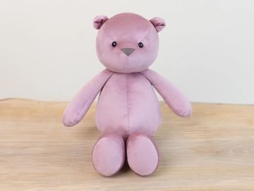 Dusty pink teddy bear