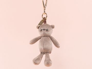 Beige teddy charm