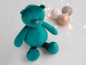 Emerald green teddy bear