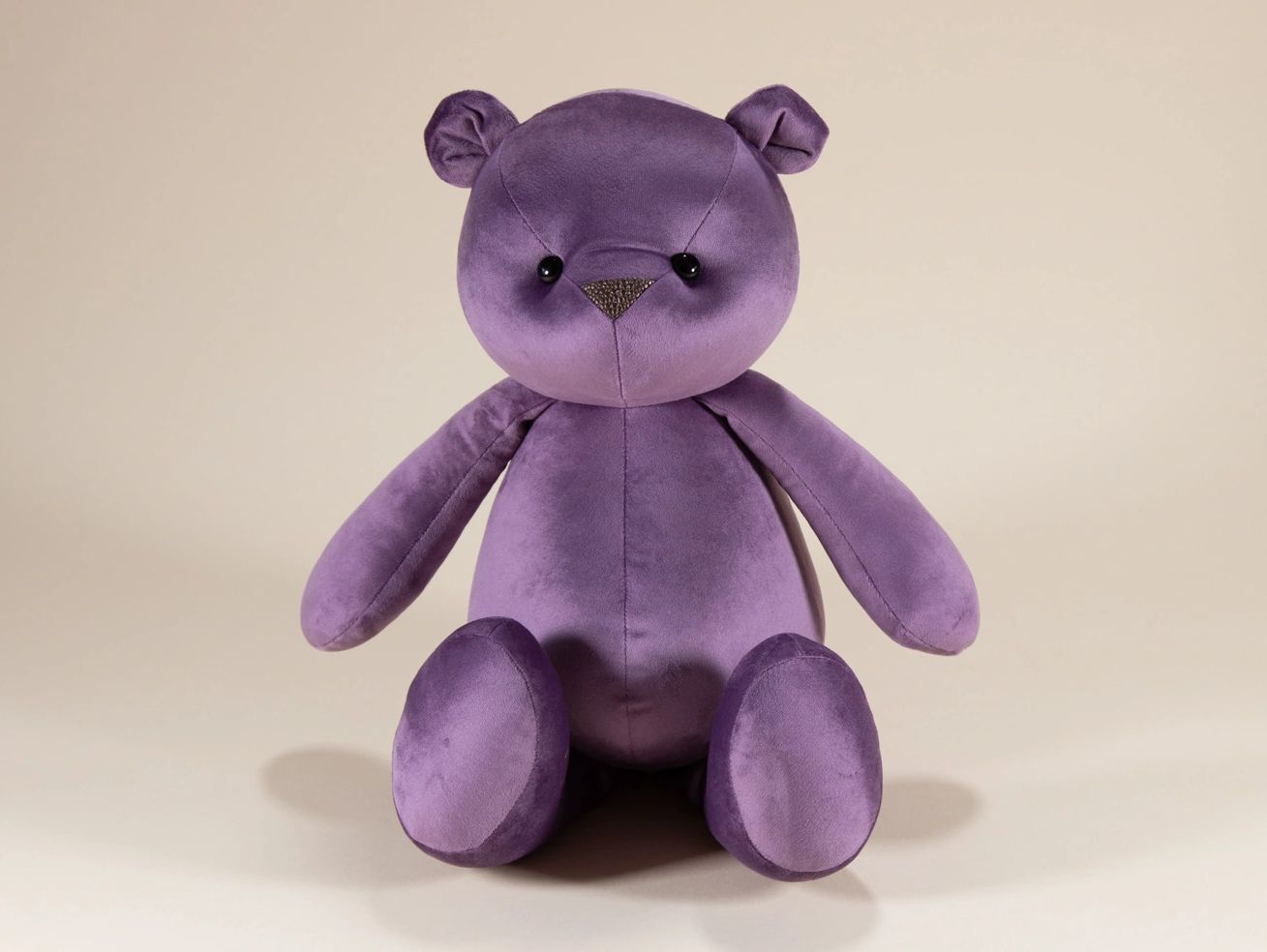 Purple teddy bear