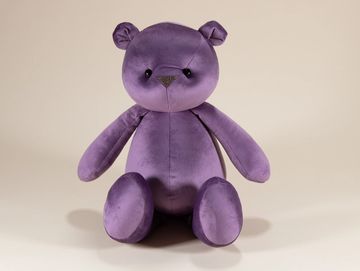 Purple teddy bear
