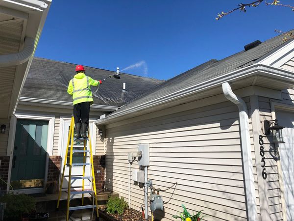 Roof Softwashing Cleaning in Prior Lake Minnesota