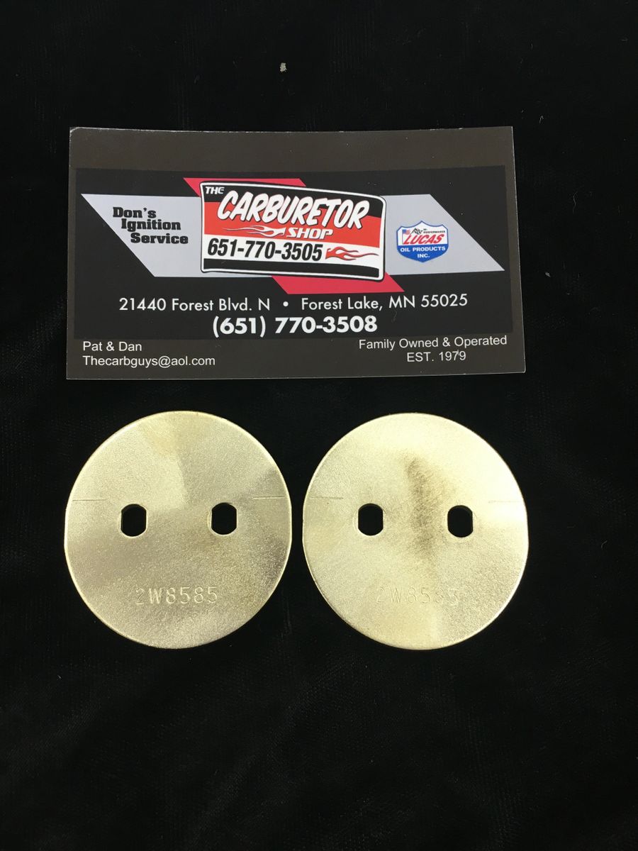 Edelbrock throttle shaft butterfly, 750cfm (pair)