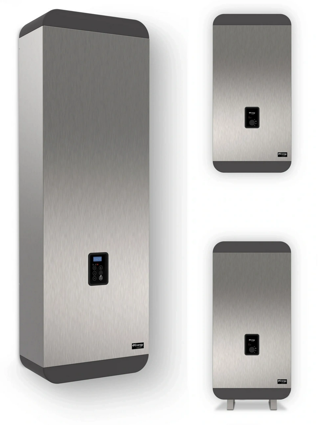 Termotanque eléctrico en versión de apoyo y de colgar