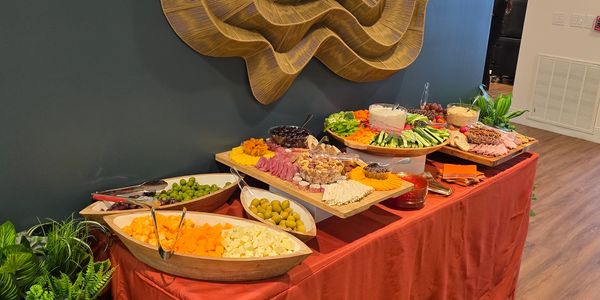 Amazing charcuterie grazing options for training sessions and corporate events.