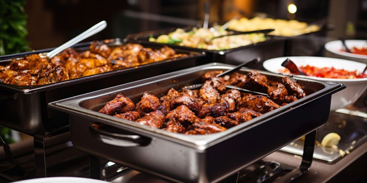 Affordable catering packages for corporate events, weddings, construction sites, & film production.