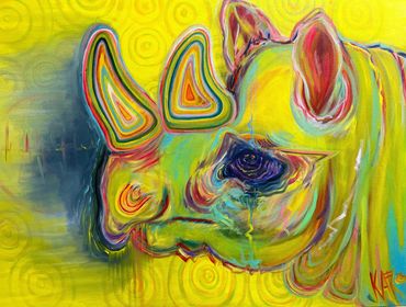 "Inception"
Acrylic and Oil on Canvas 
2023