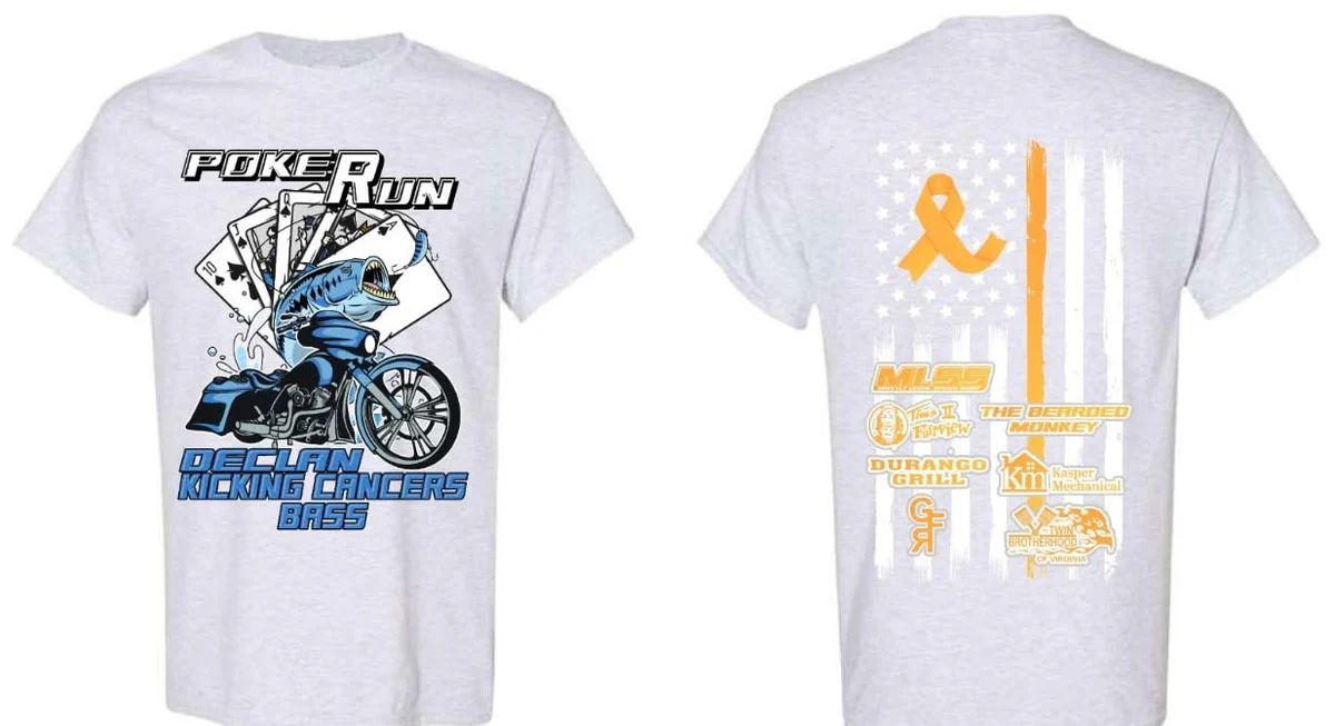 This isn’t just a t-shirt—it’s a statement. Every purchase directly supports Declan and his fight ag