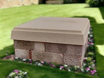 cast stone pier cap pillar cap wall cap wall topper Frostproof reconstituted stone Hampshire  budget