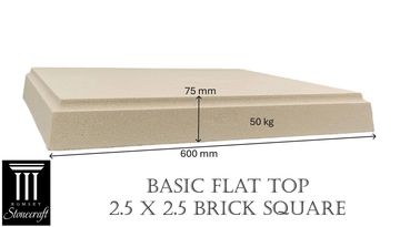 cast stone pier cap pillar cap wall cap wall topper Frostproof reconstituted stone Hampshire  budget