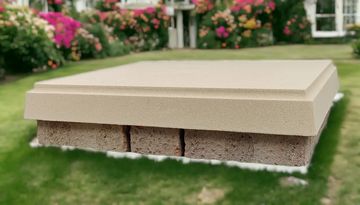 cast stone pier cap pillar cap wall cap wall topper Frostproof reconstituted stone Hampshire  budget