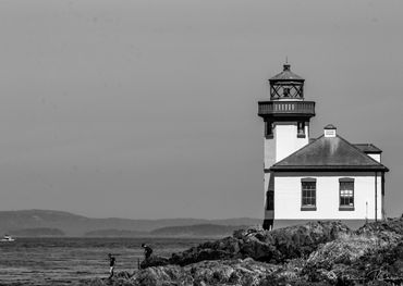 Lighthouse in San Juan Islands, Washington