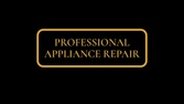 Professional Appliance Repair