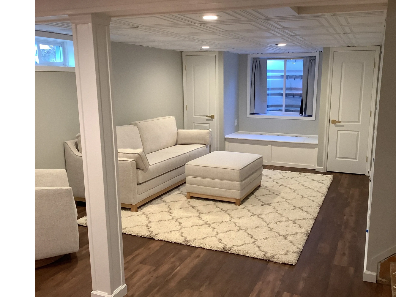 finished basement with egress window