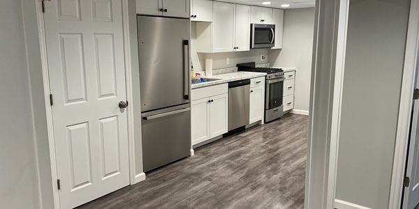 Kitchenette in finished basement