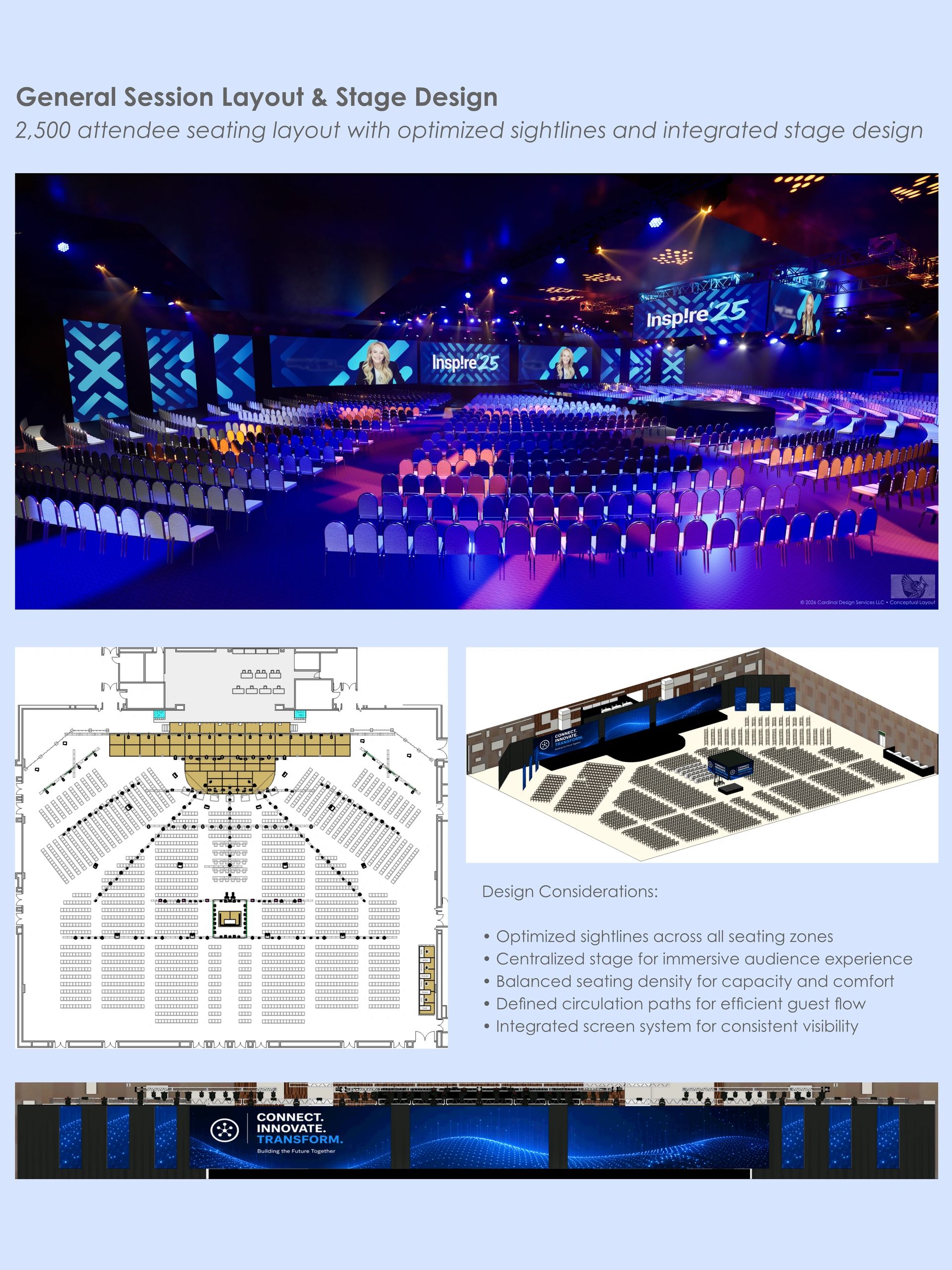 2500 Seat Corporate Event