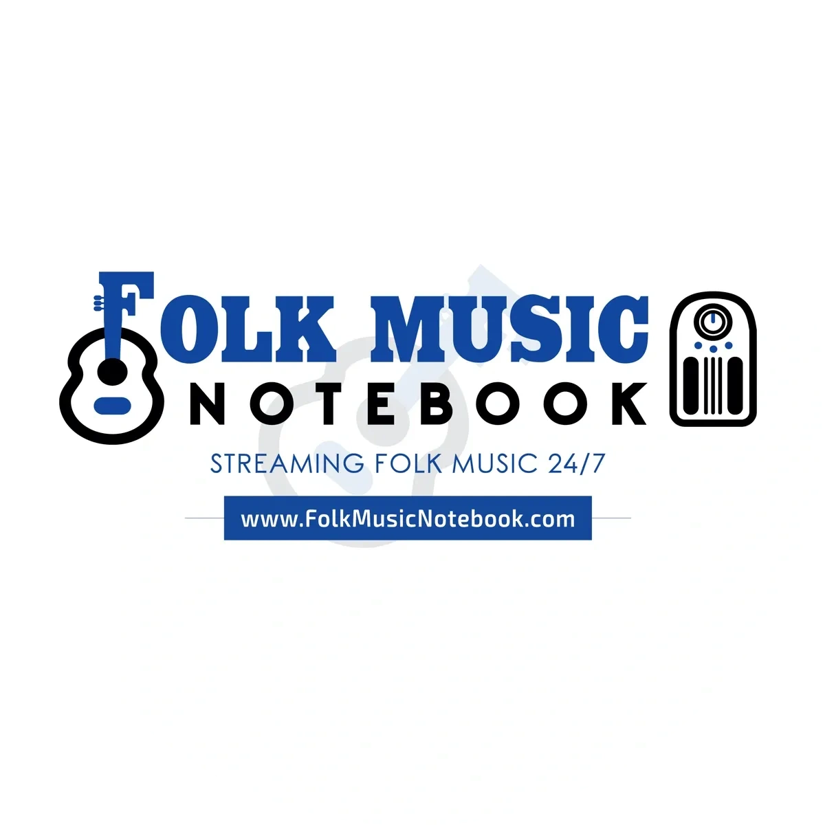Folk Music Notebook -24/7 Internet Folk Radio