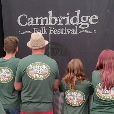 Our staff at Cambridge Folk Festival
